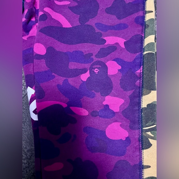 Traded* BAPE Camo Mix Pull on Joggers - The Bathing Ape - Picture 4 of 11